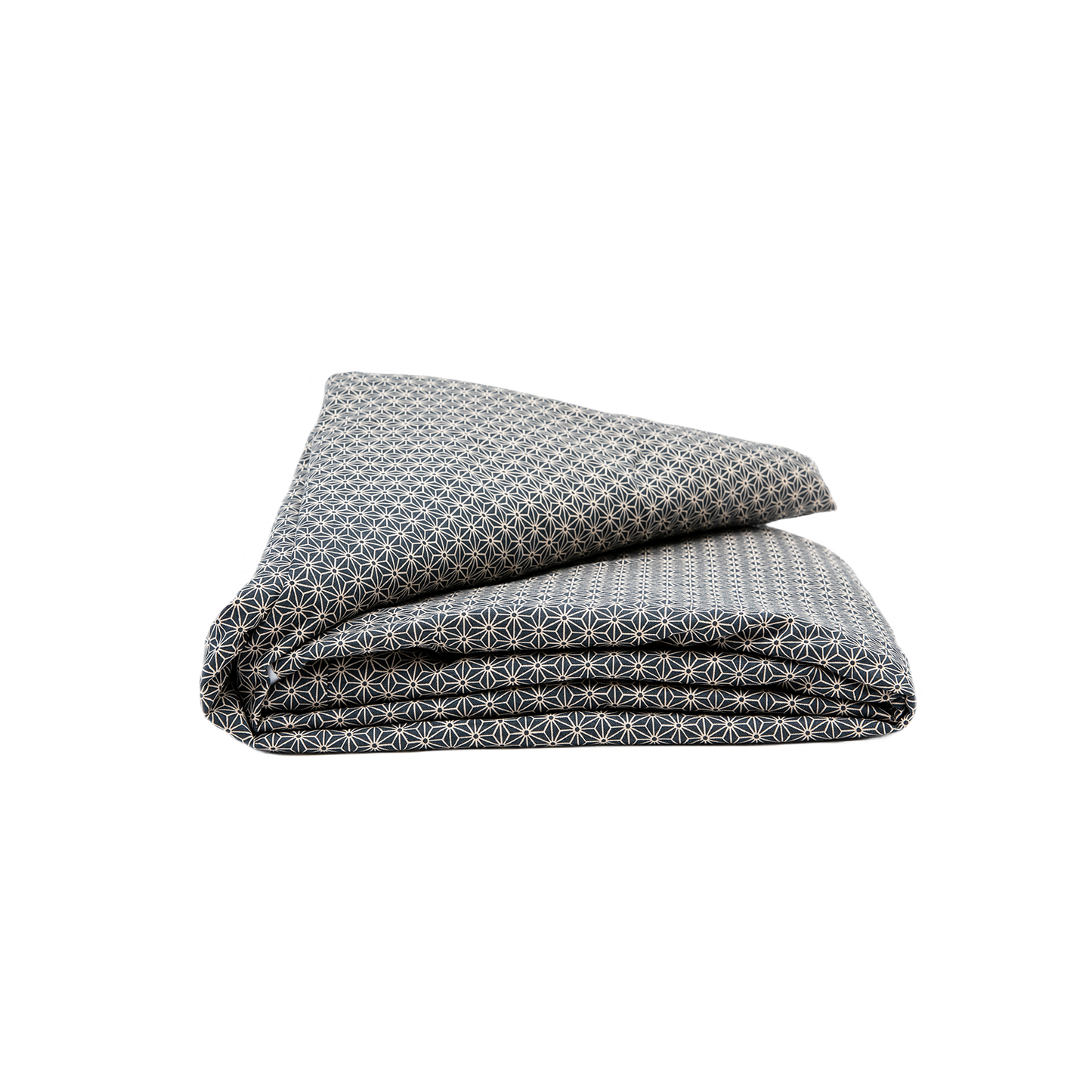 J-Life Asa No Ha Black #2 Custom Kakefuton with Removable Cover_Kakefutons_Kakefuton with custom cover_Japan Tradition_Sleep System_Handmade__1