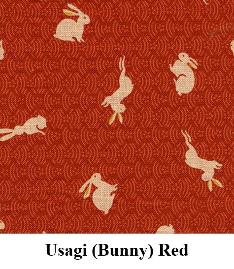 J-Life Kakefuton Usagi "Bunny" Red Custom COVER ONLY_Kakefutons_Kakefuton Custom Cover Only_Japan Tradition_Sleep System_Handmade