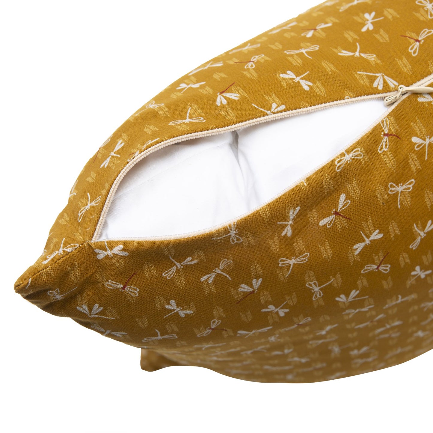 Sakura Gold Throw Pillow_Pillows & Shams_Throw Pillows_100% Cotton