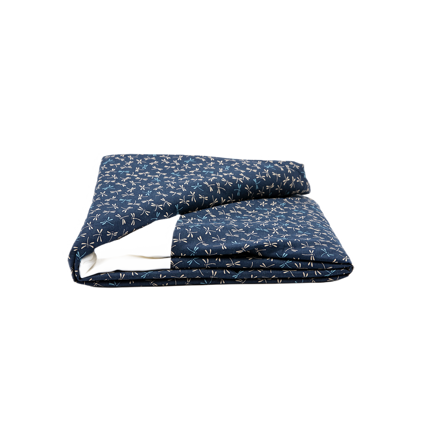 J-Life Tombo Navy Custom Kakefuton with Removable Cover_Kakefutons_Kakefuton with custom cover_Japan Tradition