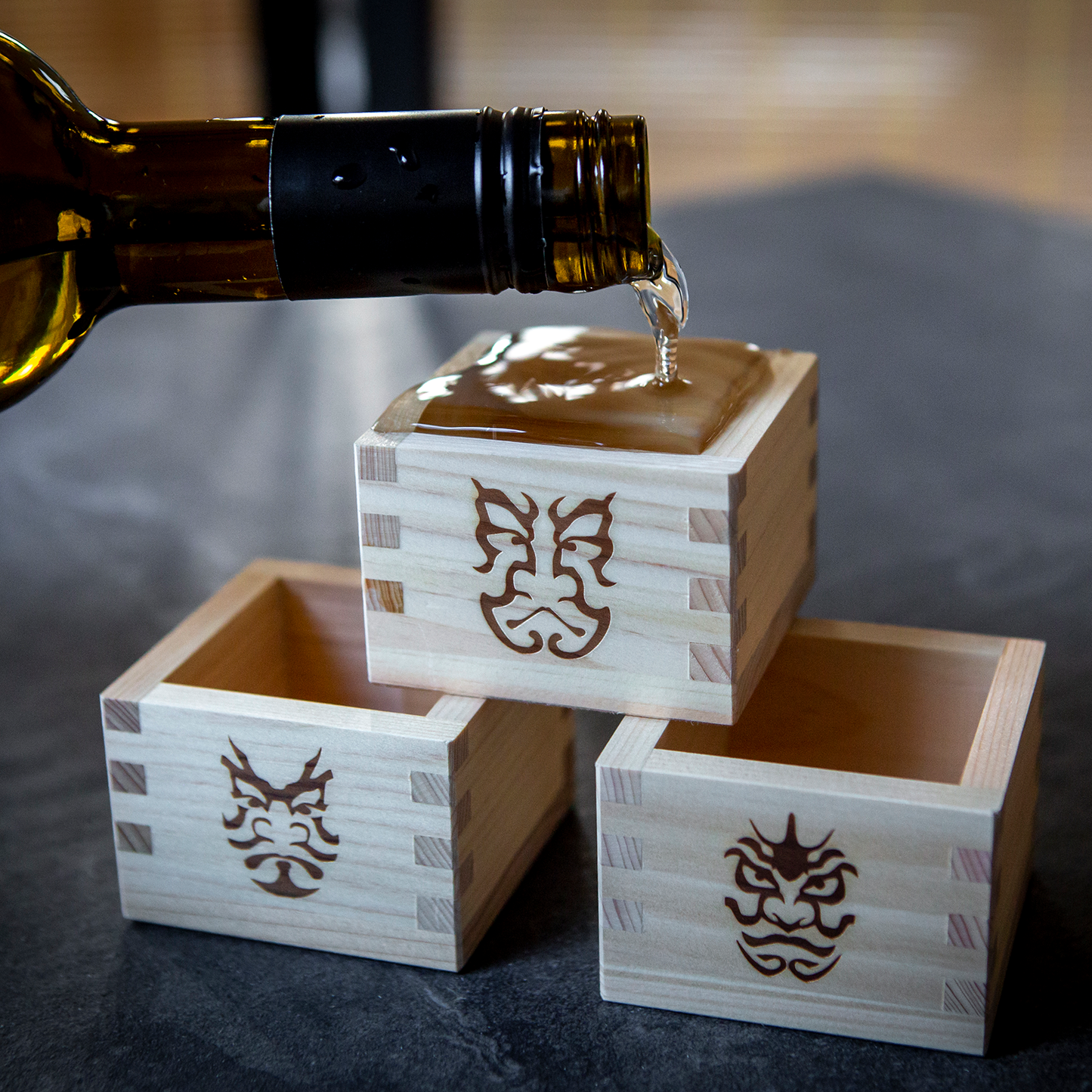 Okurimasu_Lifestyle_Japanese Cypress_180mL_Made in Japan_Three Cups_1_2