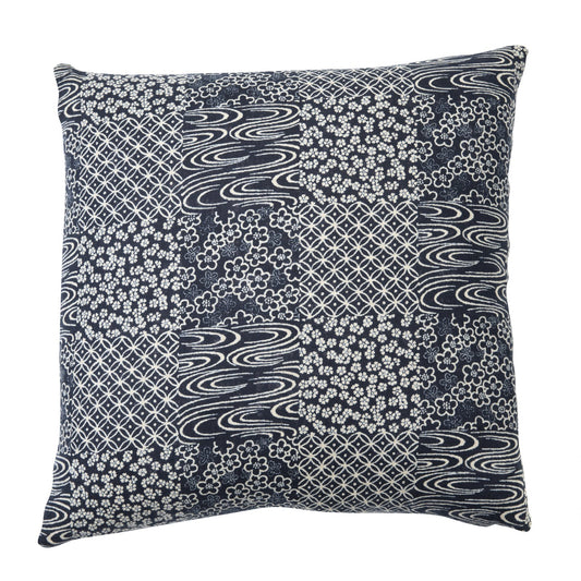 Patchi Navy Throw Pillow