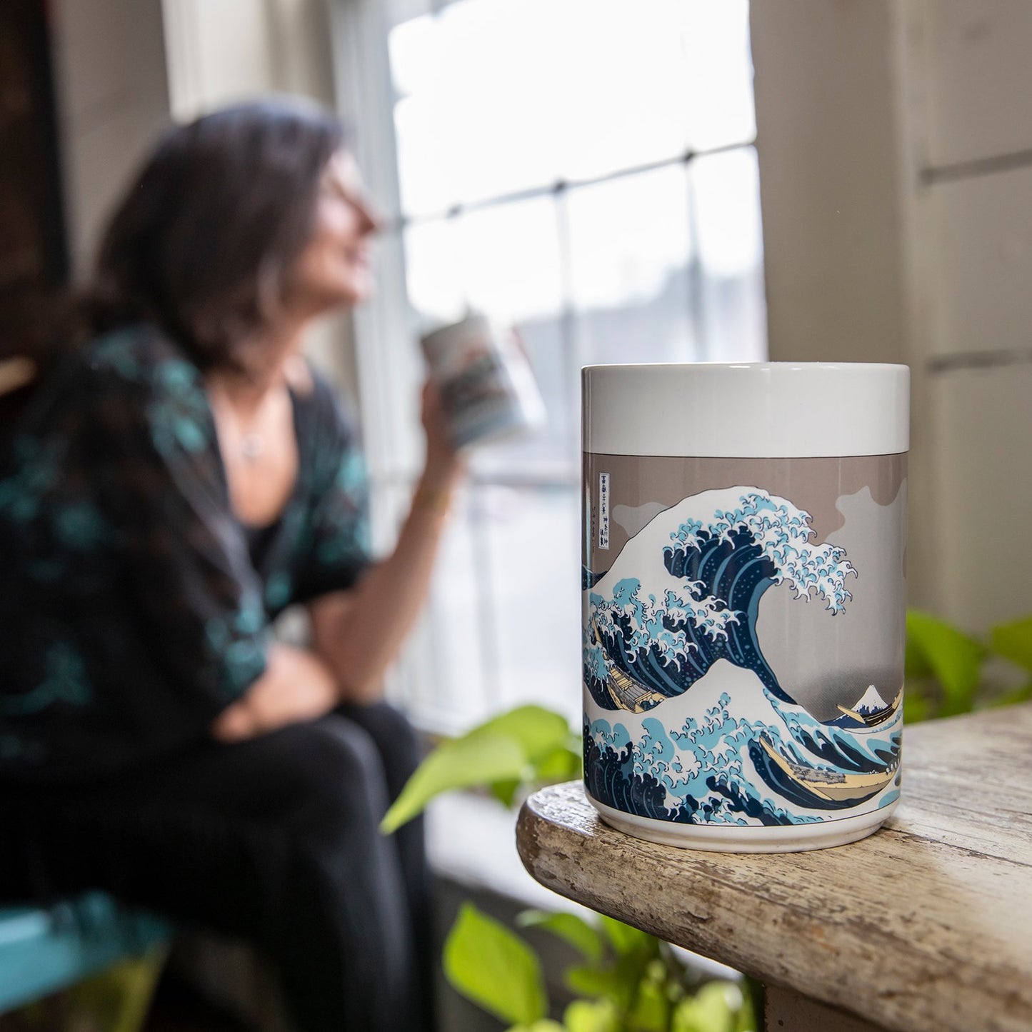 Large Mug, Kanagawa Wave_Lifestyle_Dining_Japanese Home_Traditional_1_2_3