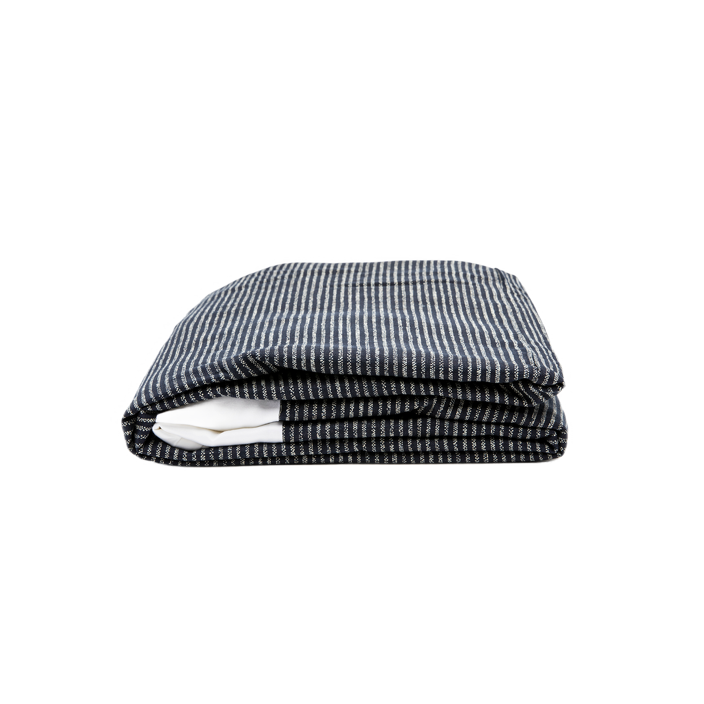 J-Life Shima Navy Custom Kakefuton with Removable Cover_Kakefutons_Kakefuton with custom cover