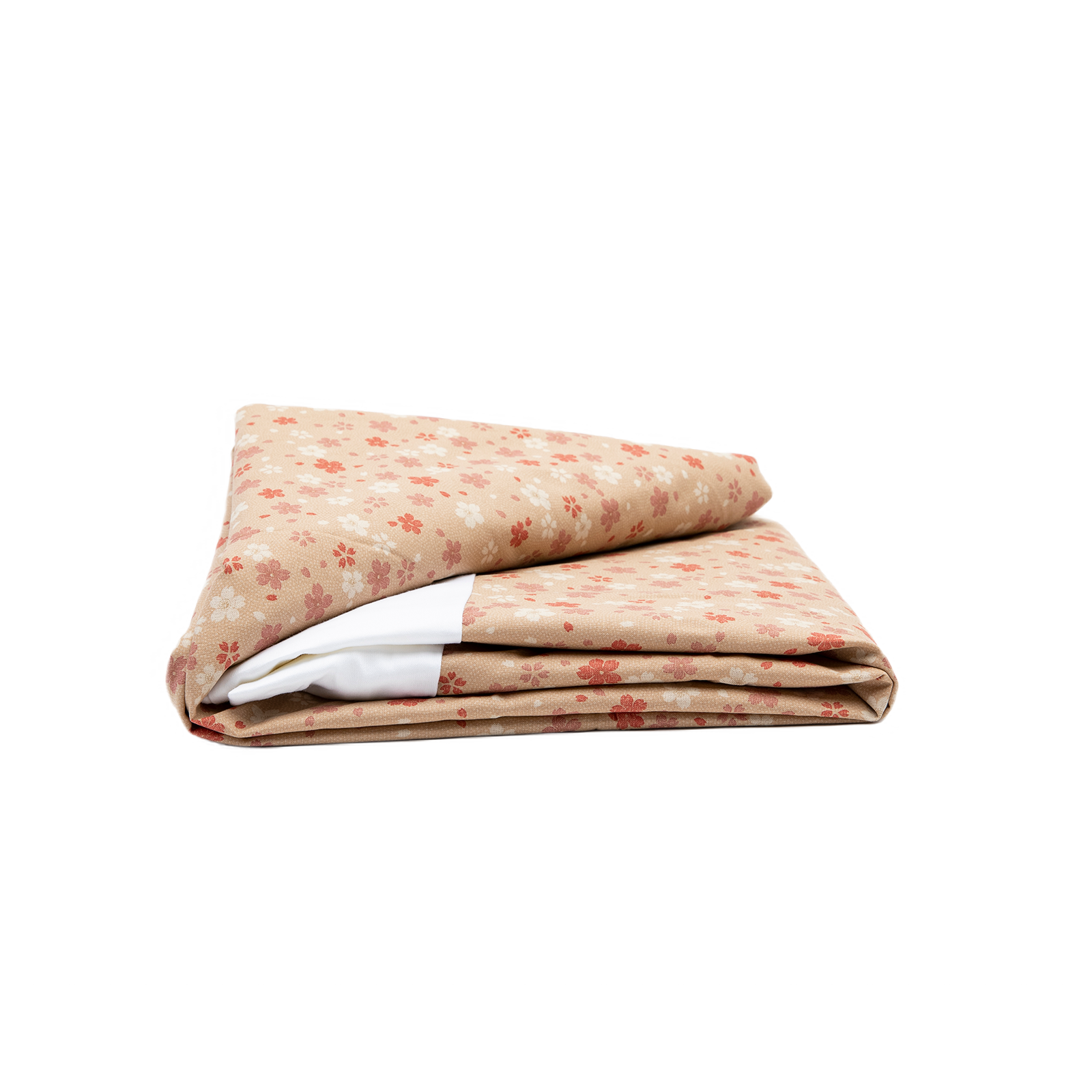 J-Life Cherry Blossom Tan Custom Kakefuton with Removable Cover_Kakefutons_Kakefuton with custom cover