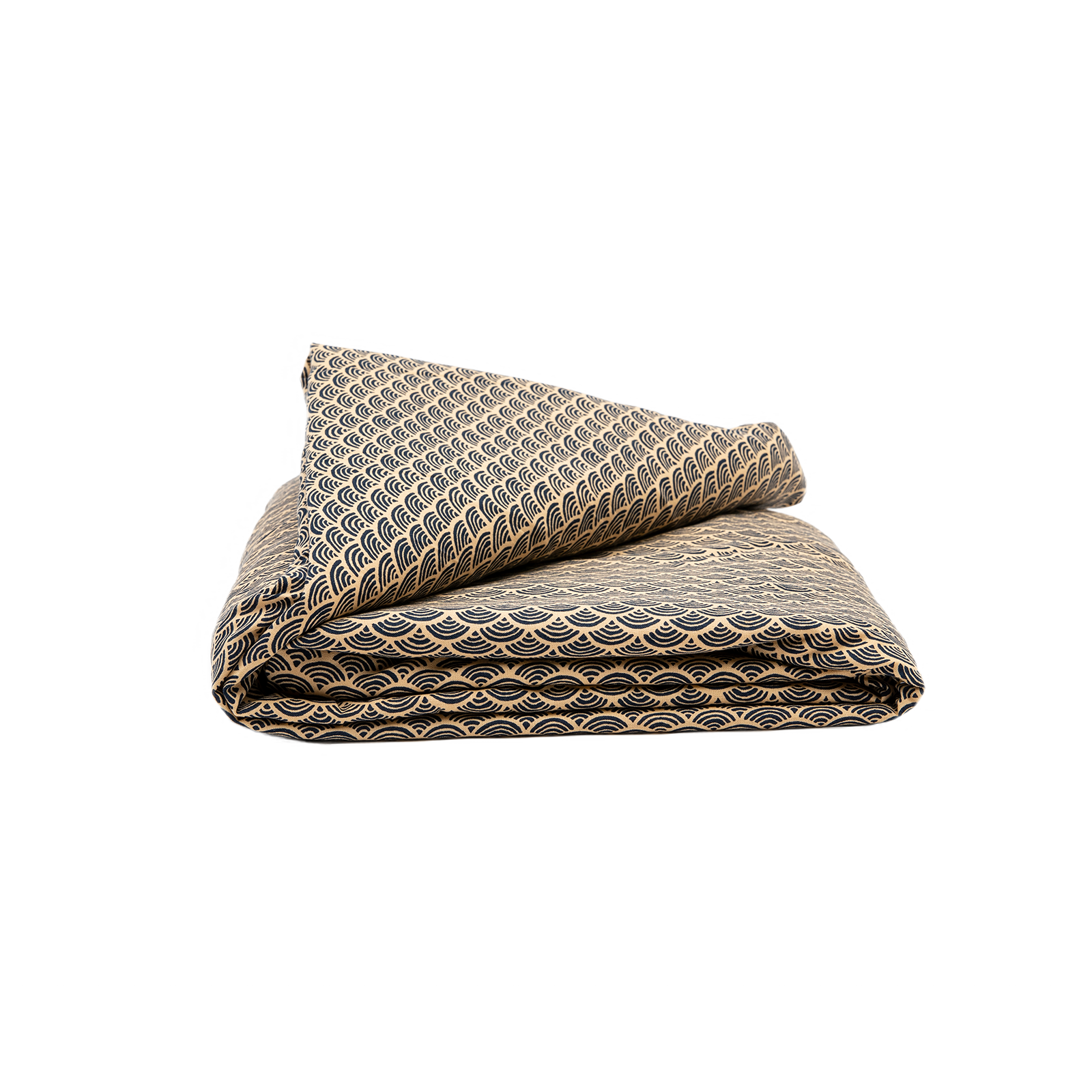 J-Life Nami Black Custom Kakefuton with Removable Cover_Kakefutons_Kakefuton with custom cover_Japan Tradition_Sleep System_Handmade__1