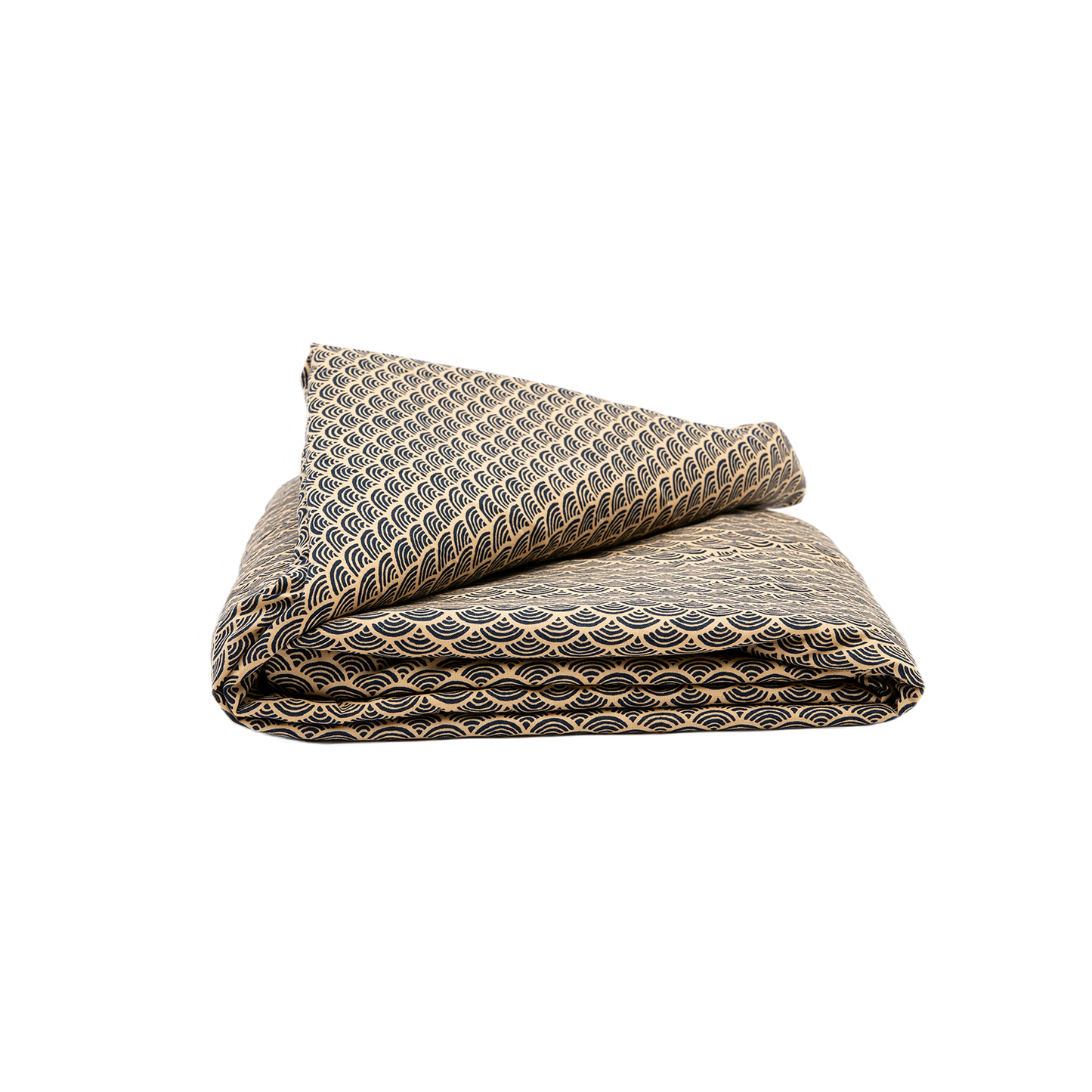 J-Life Kakefuton Nami Black Custom COVER ONLY_Kakefutons_Kakefuton Custom Cover Only_Japan Tradition