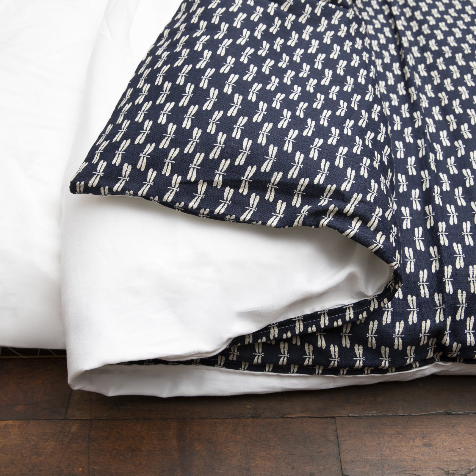 J-Life New Tombo Navy Custom Kakefuton with Removable Cover_Kakefutons_Kakefuton with custom cover_Japan Tradition_Sleep System_Handmade__1__2
