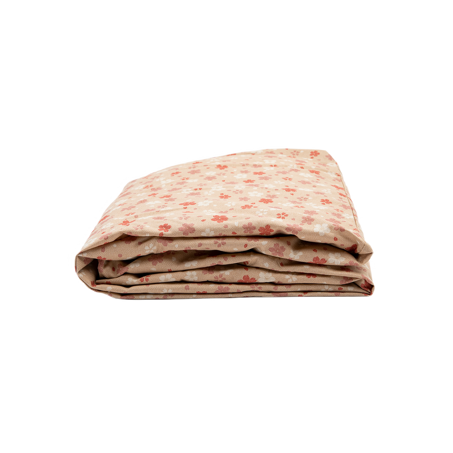 J-Life Cherry Blossom Tan Custom Kakefuton with Removable Cover_Kakefutons_Kakefuton with custom cover_Japan Tradition_Sleep System_Handmade