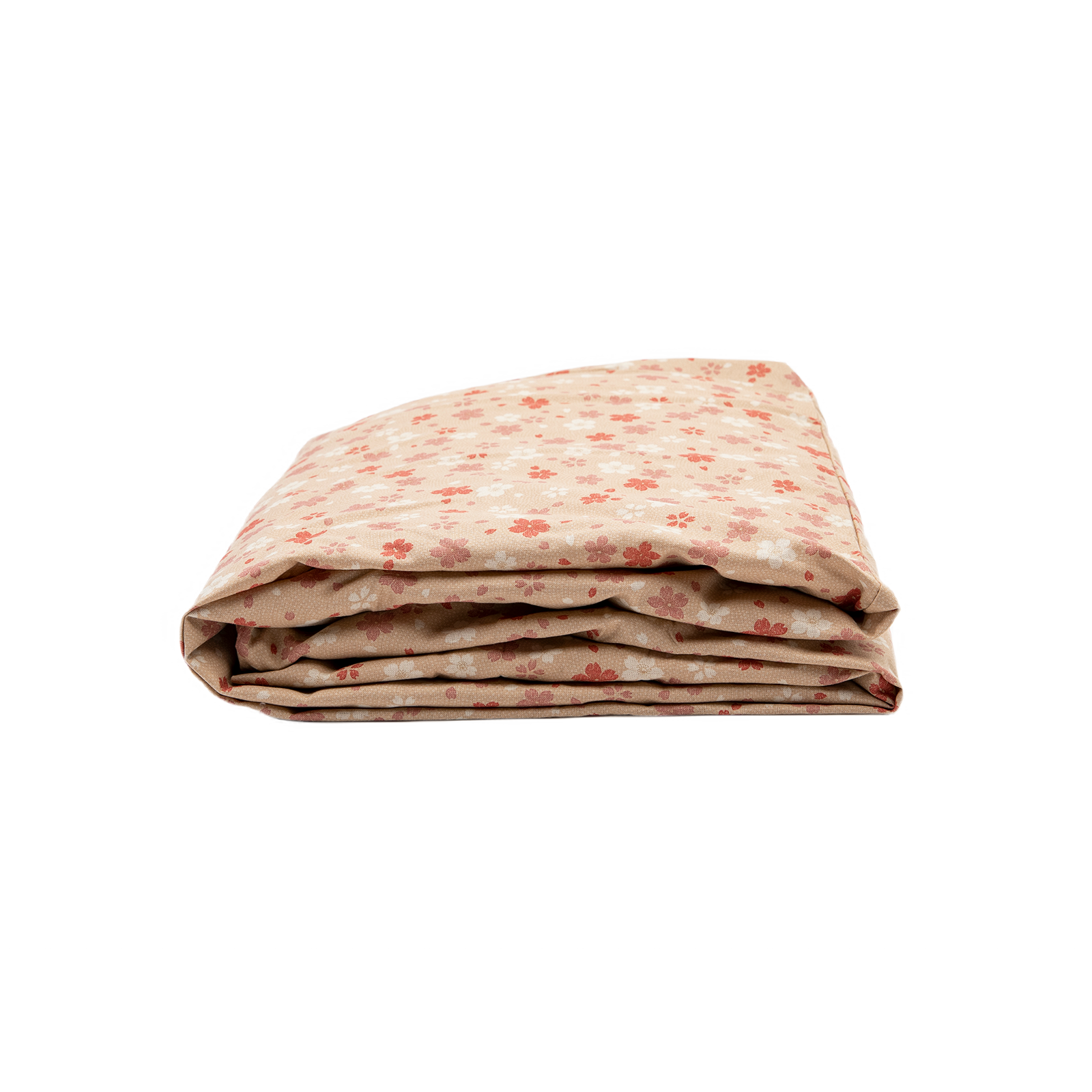 J-Life Cherry Blossom Tan Custom Kakefuton with Removable Cover_Kakefutons_Kakefuton with custom cover_Japan Tradition_Sleep System_Handmade