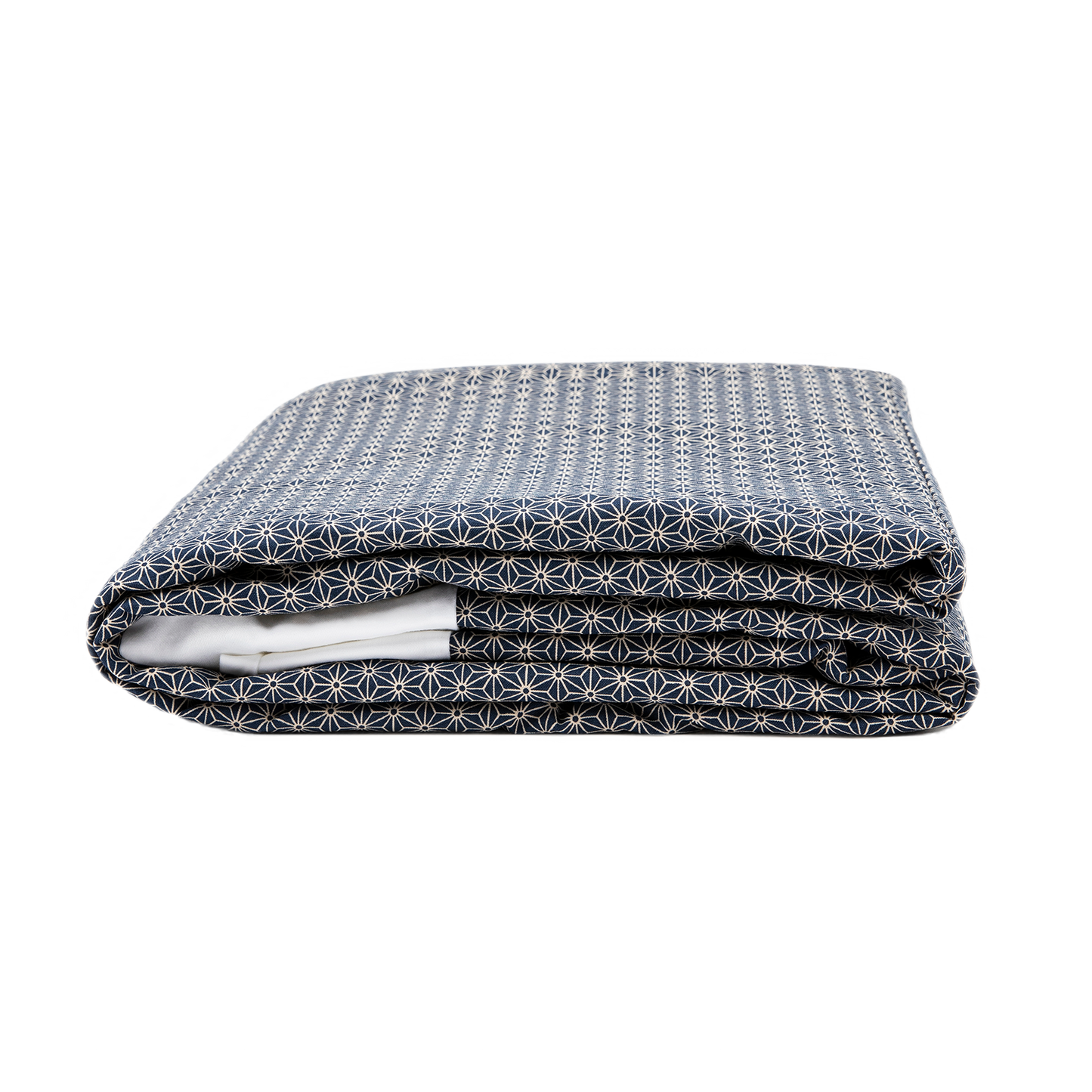 J-Life Kakefuton Asa No Ha Navy #2 Custom COVER ONLY_Kakefutons_Kakefuton Custom Cover Only_Japan Tradition