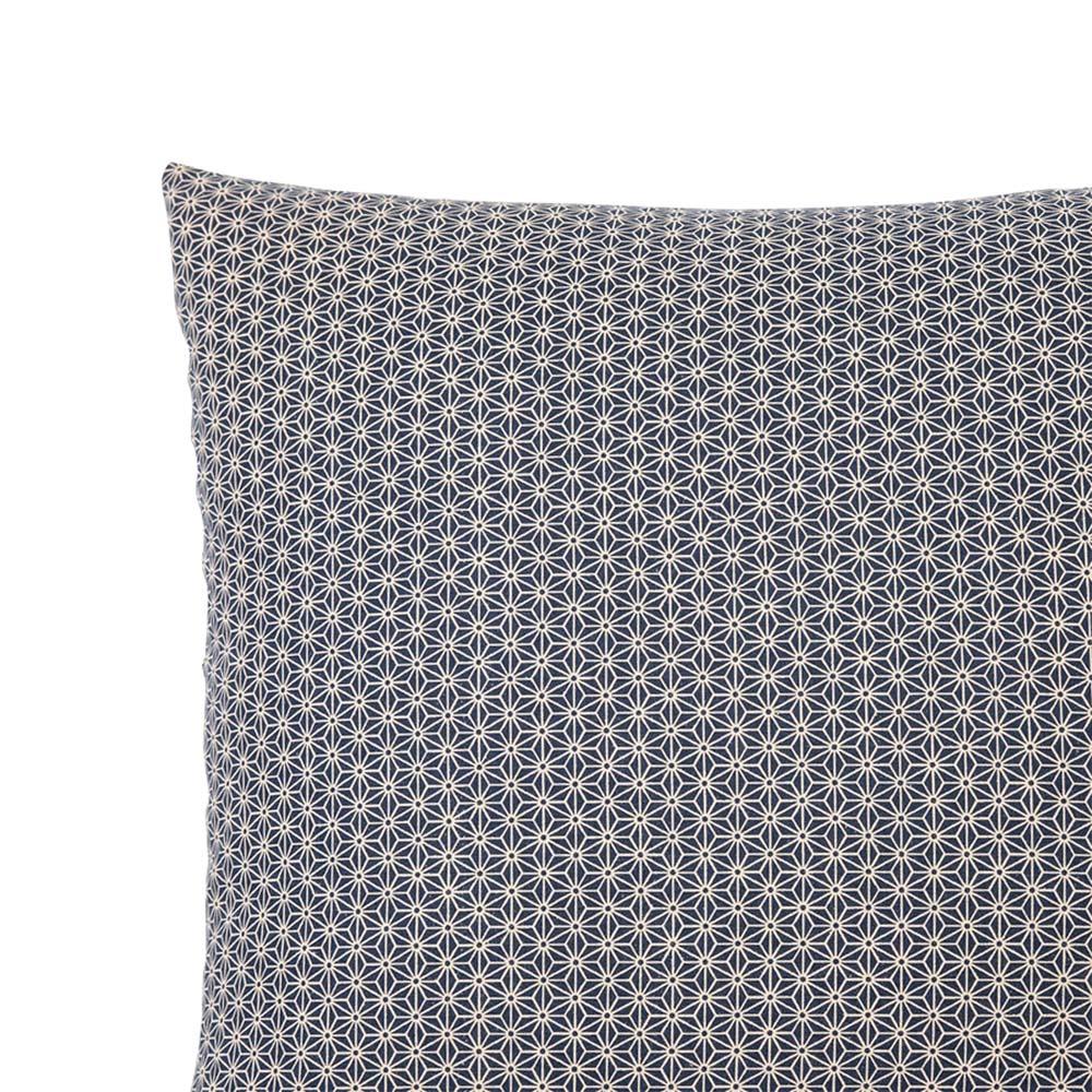 Asa No Ha Navy Throw Pillow_Pillows & Shams