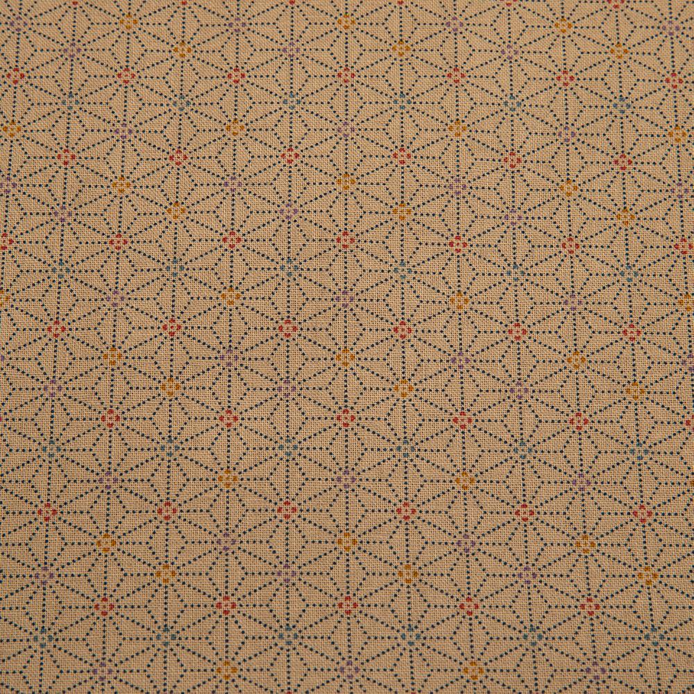 J-Life Asa No Ha Gold Pillowcase_Pillows & Shams_Pillowcase_100% Cotton