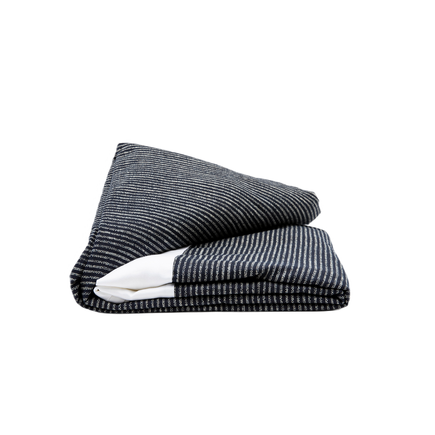 J-Life Shima Navy Custom Kakefuton with Removable Cover_Kakefutons_Kakefuton with custom cover_Japan Tradition