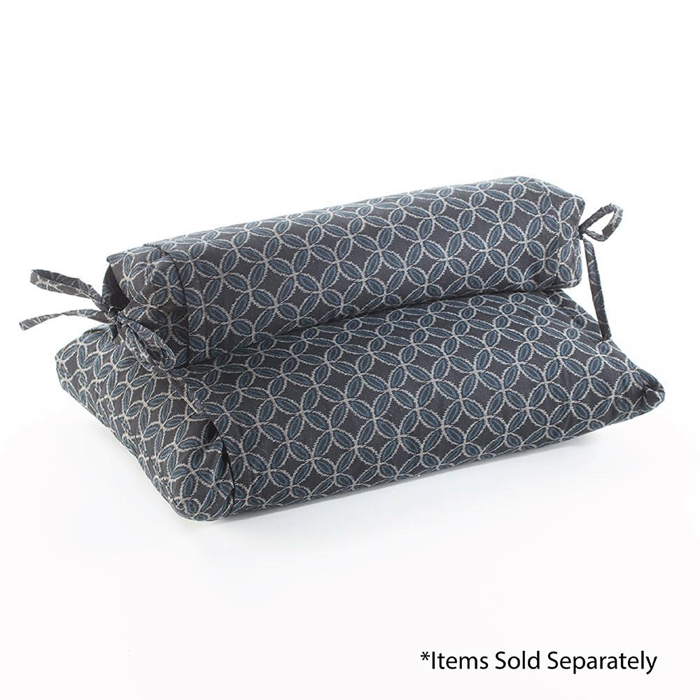 J-Life Marugata Navy Buckwheat Hull Pillow