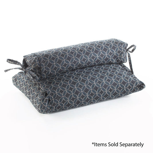 J-Life Marugata Navy Buckwheat Hull Pillow
