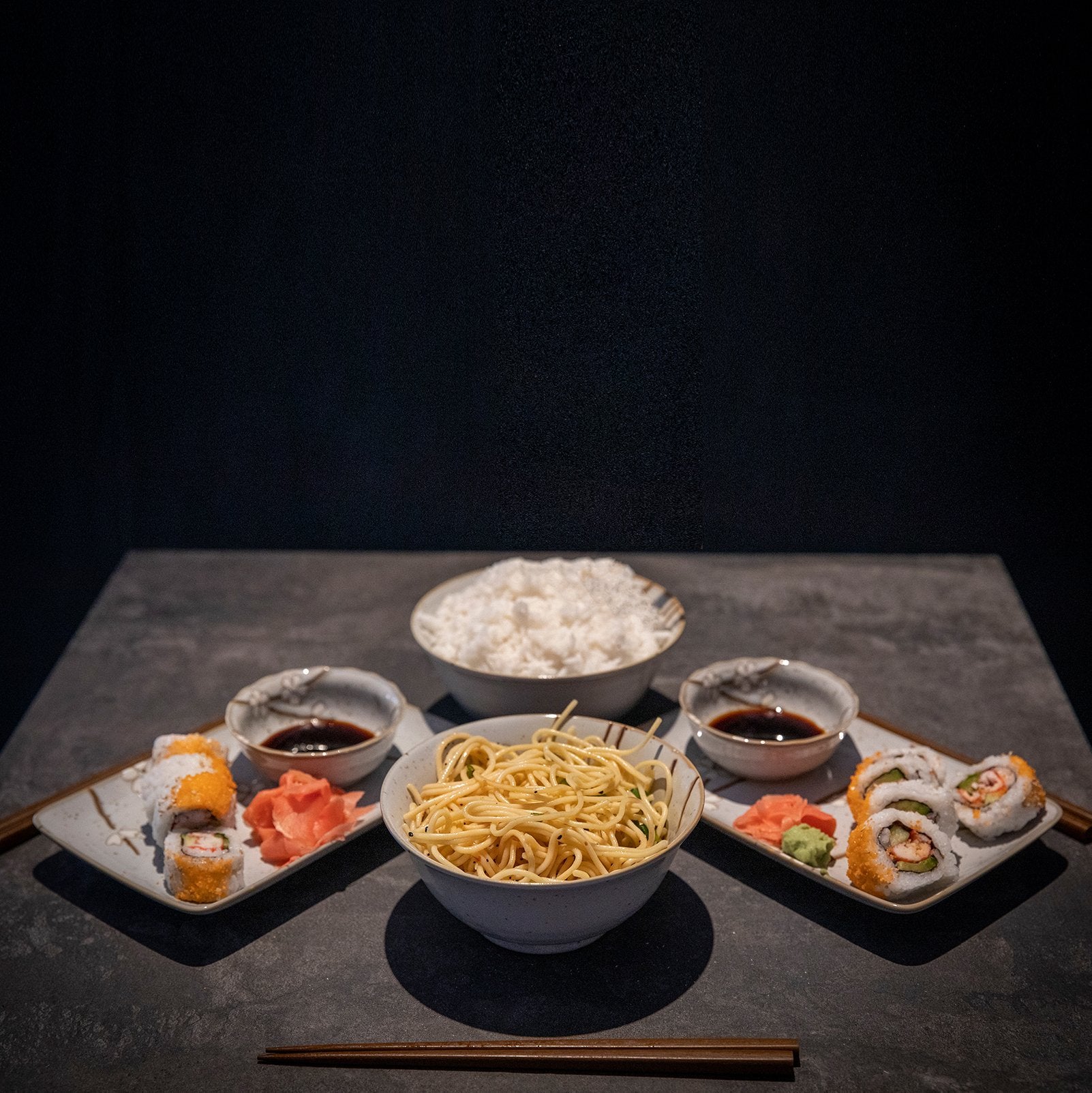 Grey Sakura Blossom Bowls, Set of 2_Lifestyle_Dining_Japanese Home_Traditional_1_2_3