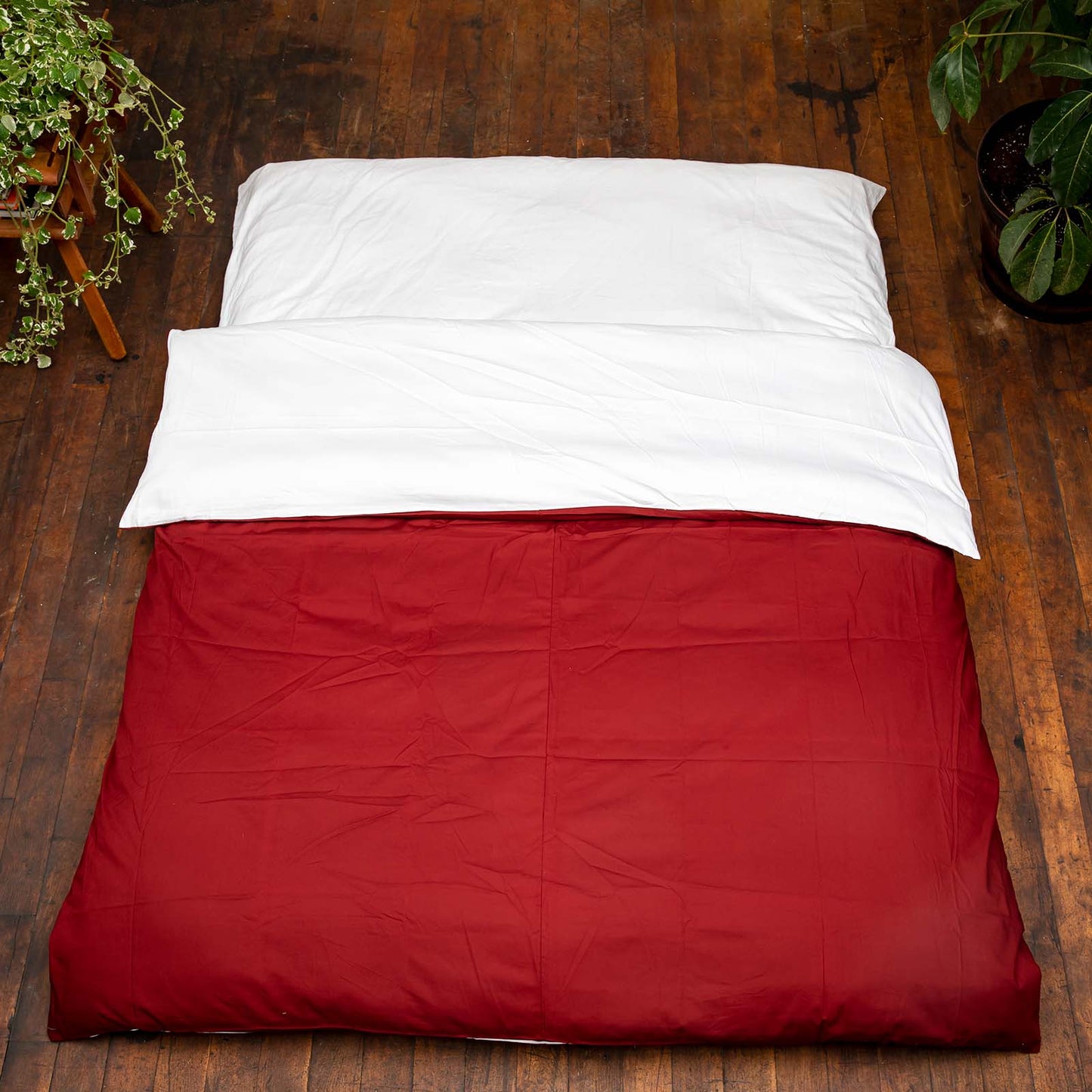 J-Life Burgundy Custom Kakefuton with Removable Cover_Kakefutons_Kakefuton with custom cover_Japan Tradition_Sleep System