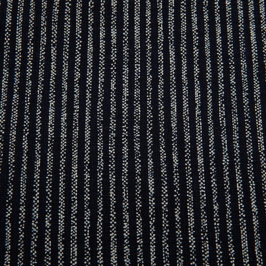 Imported Japanese Fabric - Shima Navy_Fabric_Imported from Japan_100% Cotton_Japanese Sleep System