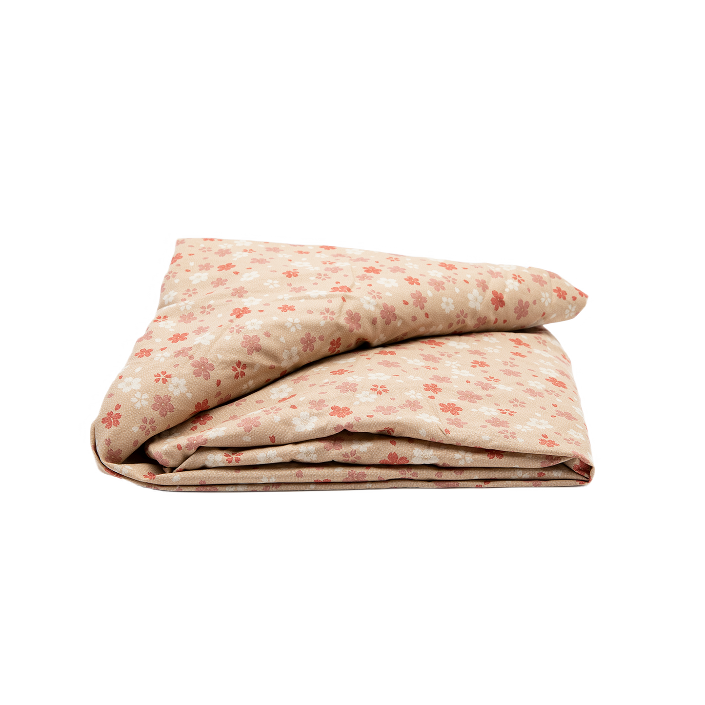 J-Life Cherry Blossom Tan Custom Kakefuton with Removable Cover_Kakefutons_Kakefuton with custom cover_Japan Tradition_Sleep System_Handmade__1