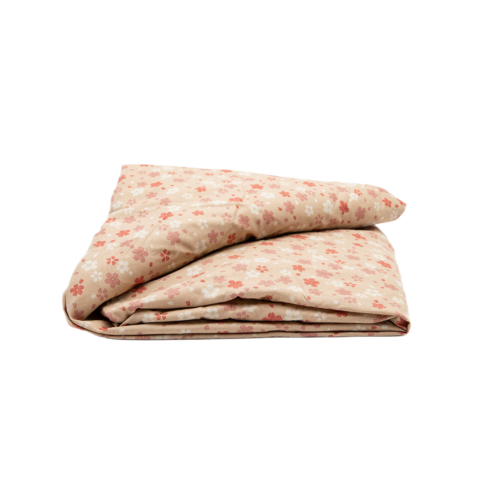 J-Life Cherry Blossom Tan Custom Kakefuton with Removable Cover_Kakefutons_Kakefuton with custom cover_Japan Tradition_Sleep System_Handmade__1