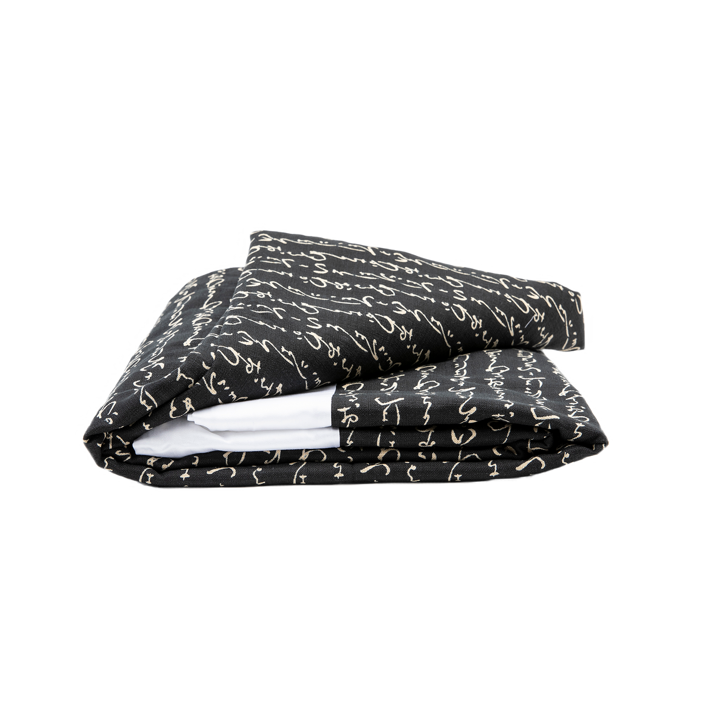 J-Life Kanji Black Custom Kakefuton with Removable Cover_Kakefutons_Kakefuton with custom cover_Japan Tradition
