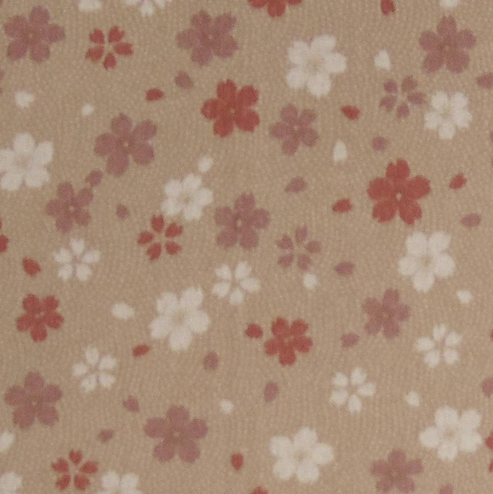 J-Life Shikifuton with Cherry Blossom Tan Removable Cover