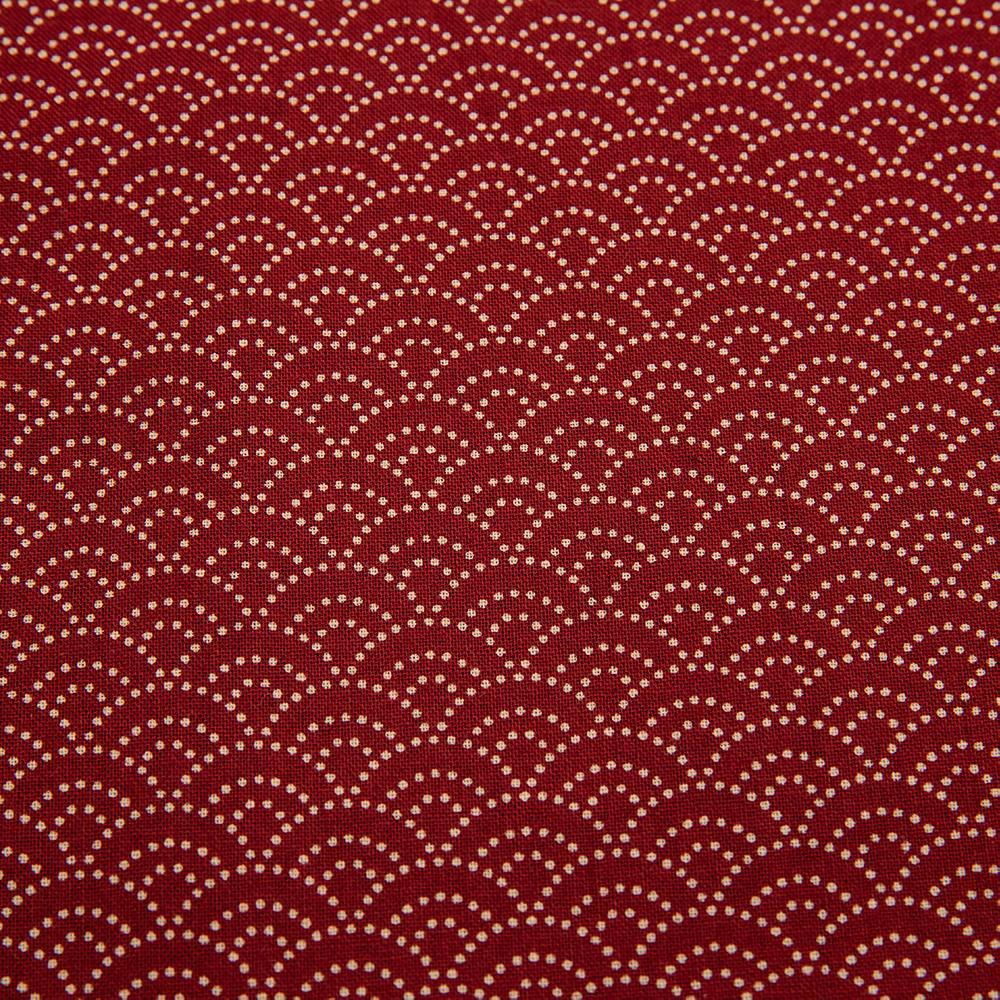 Imported Japanese Fabric - Seikai Ha Red_Fabric_Imported from Japan_100% Cotton_Japanese Sleep System