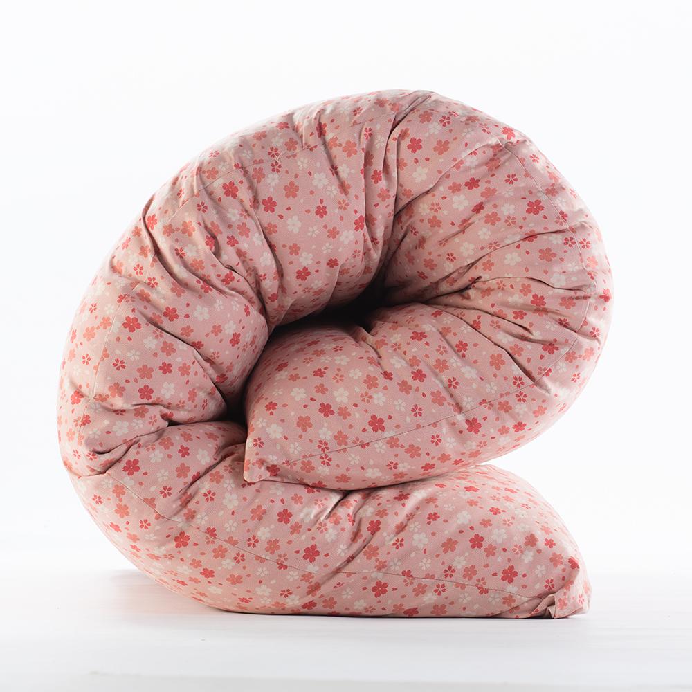 Shiki Futon Cherry Blossom Pink Removable COVER ONLY