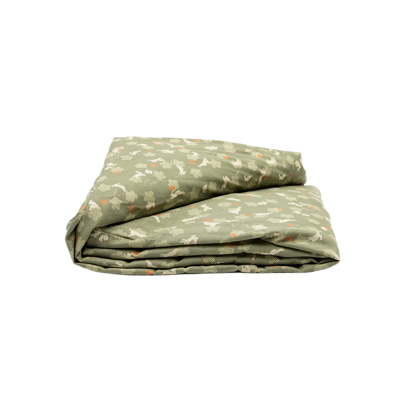 J-Life Kakefuton Usagi Green Custom COVER ONLY_Kakefutons_Kakefuton Custom Cover Only_Japan Tradition