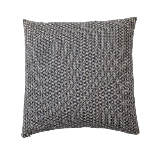 Asa No Ha Black Throw Pillow