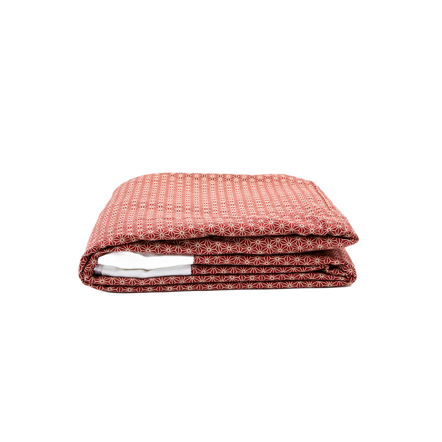 J-Life Asa No Ha Red Custom Kakefuton with Removable Cover_Kakefutons_Kakefuton with custom cover