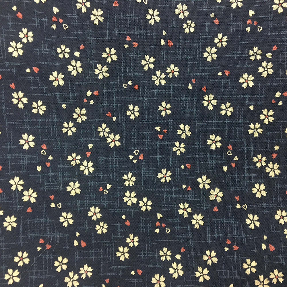 Sakura Navy Noren Japanese Door Curtain_Lifestyle