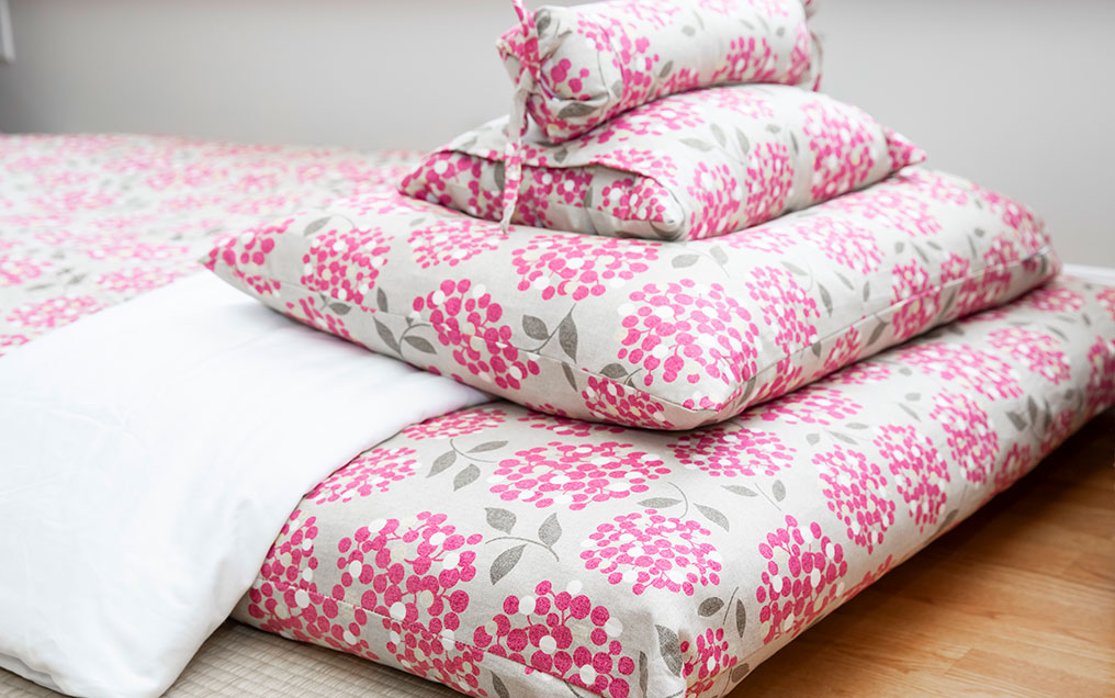 Ajisai Pink Hydrangeas Bedding Bundle