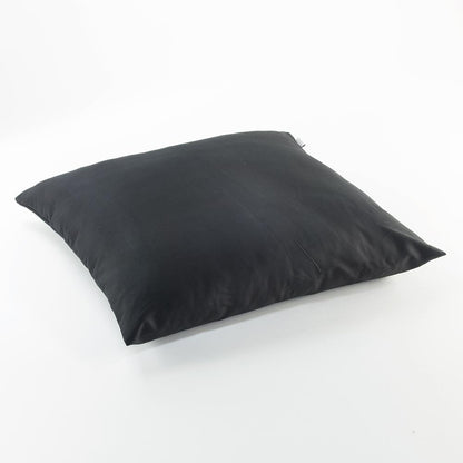 J-Life Black Ultra Sateen Zabuton Floor Pillow