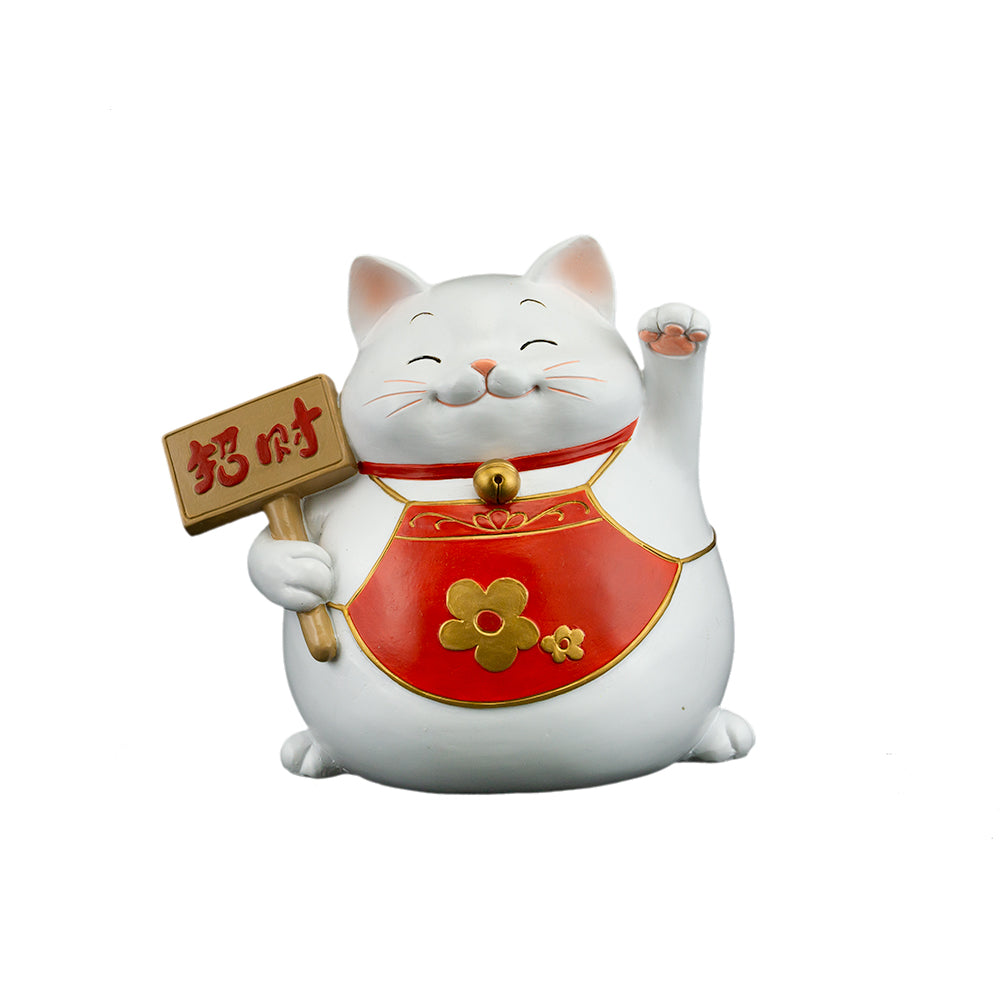 Maneki Neko Wealth Guardian: Beckoning Cat Of Good Fortune