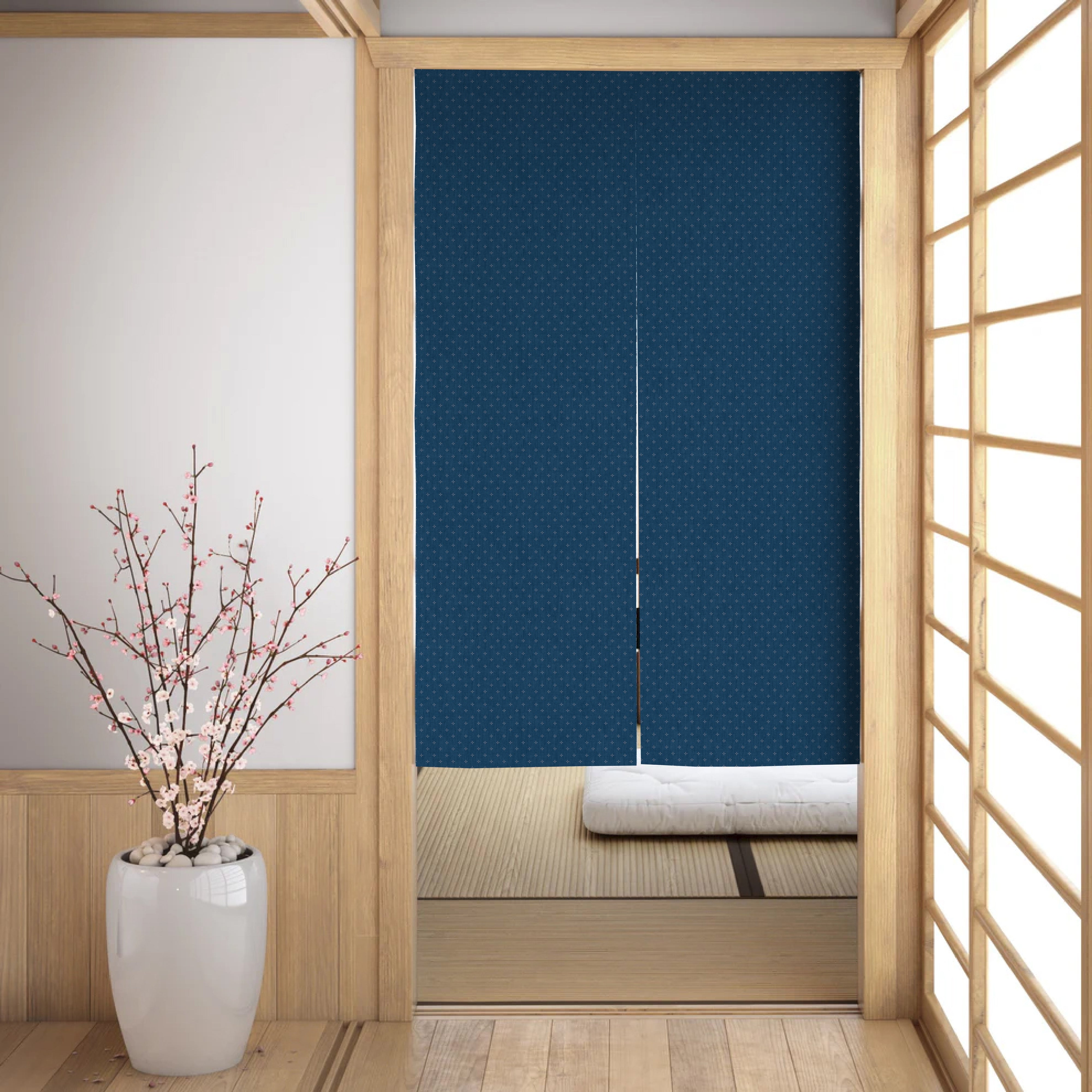 Yoru Blue Noren Japanese Door Curtain