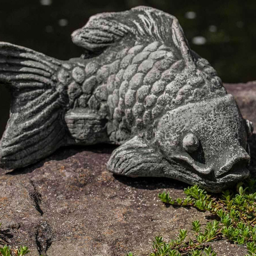 Koi Fish Garden Statue