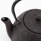 Chrysanthemum Flower Cast Iron Teapot