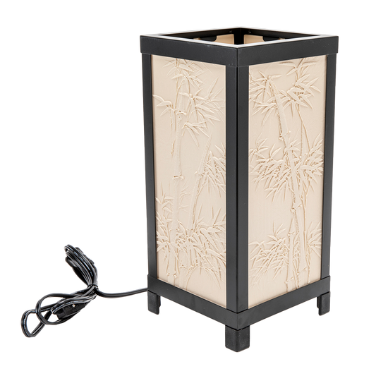 Bamboo Lithophane Table Lamp