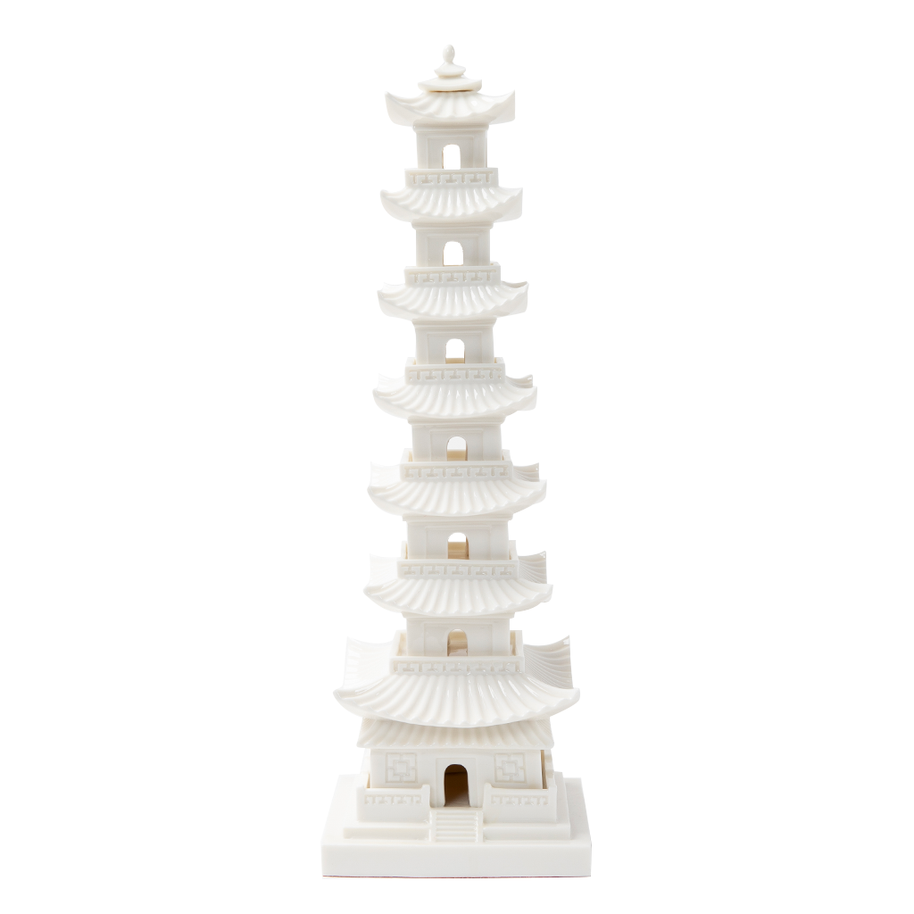 Porcelain Pagoda Statue