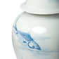 Porcelain Temple Jar with Lid - Koi