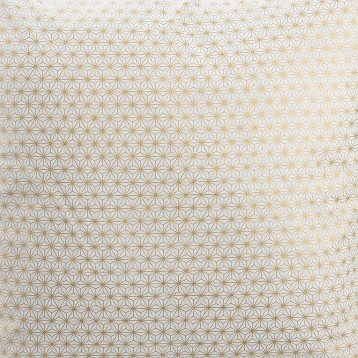 J-Life Asa No Ha Gold Sparkle Zabuton Floor Pillow - COVER ONLY