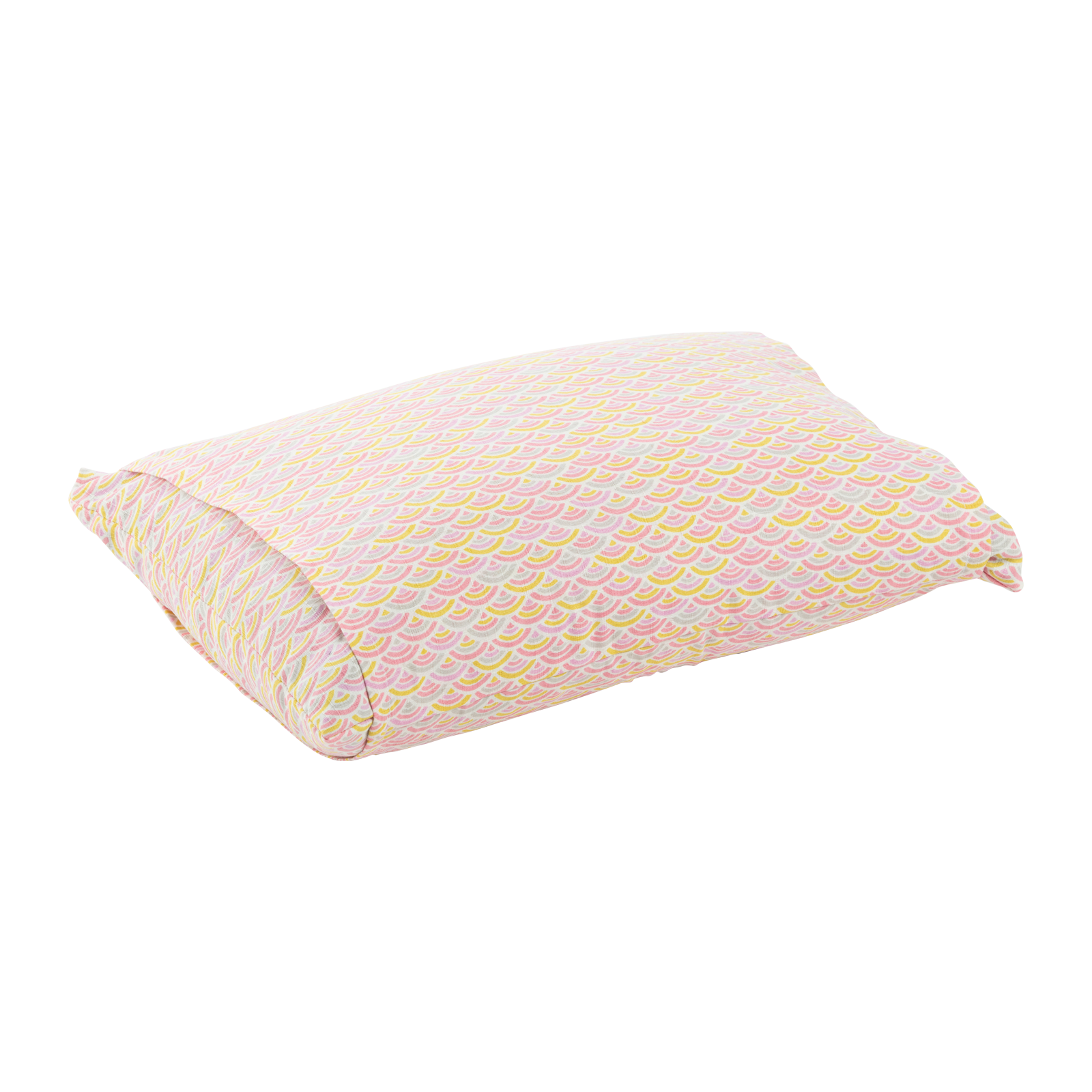 J-Life Colorful Seika Ha Pink Buckwheat Hull Pillow_Pillows & Shams