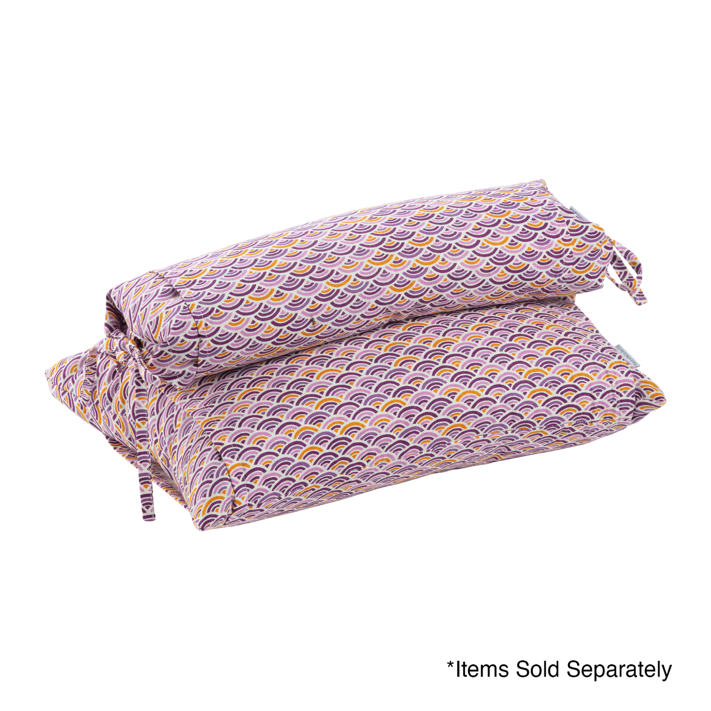 J-Life Colorful Seika Purple Buckwheat Hull Pillow