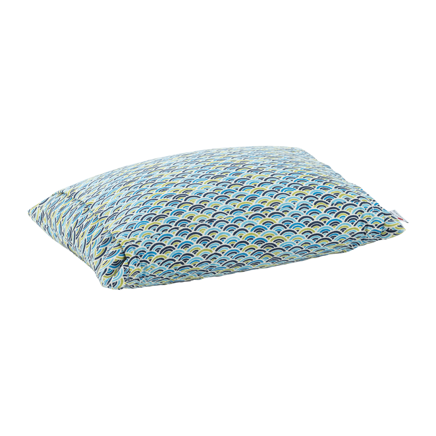 J-Life Colorful Seika Ha Blue Buckwheat Hull Pillow_Pillows & Shams_Buckwheat Hull Pillow