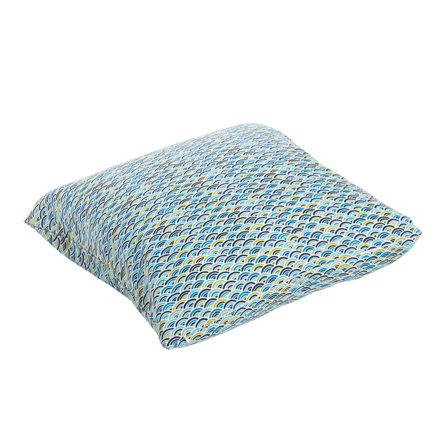 J-Life Colorful Seika Ha Blue Zabuton Floor Pillow