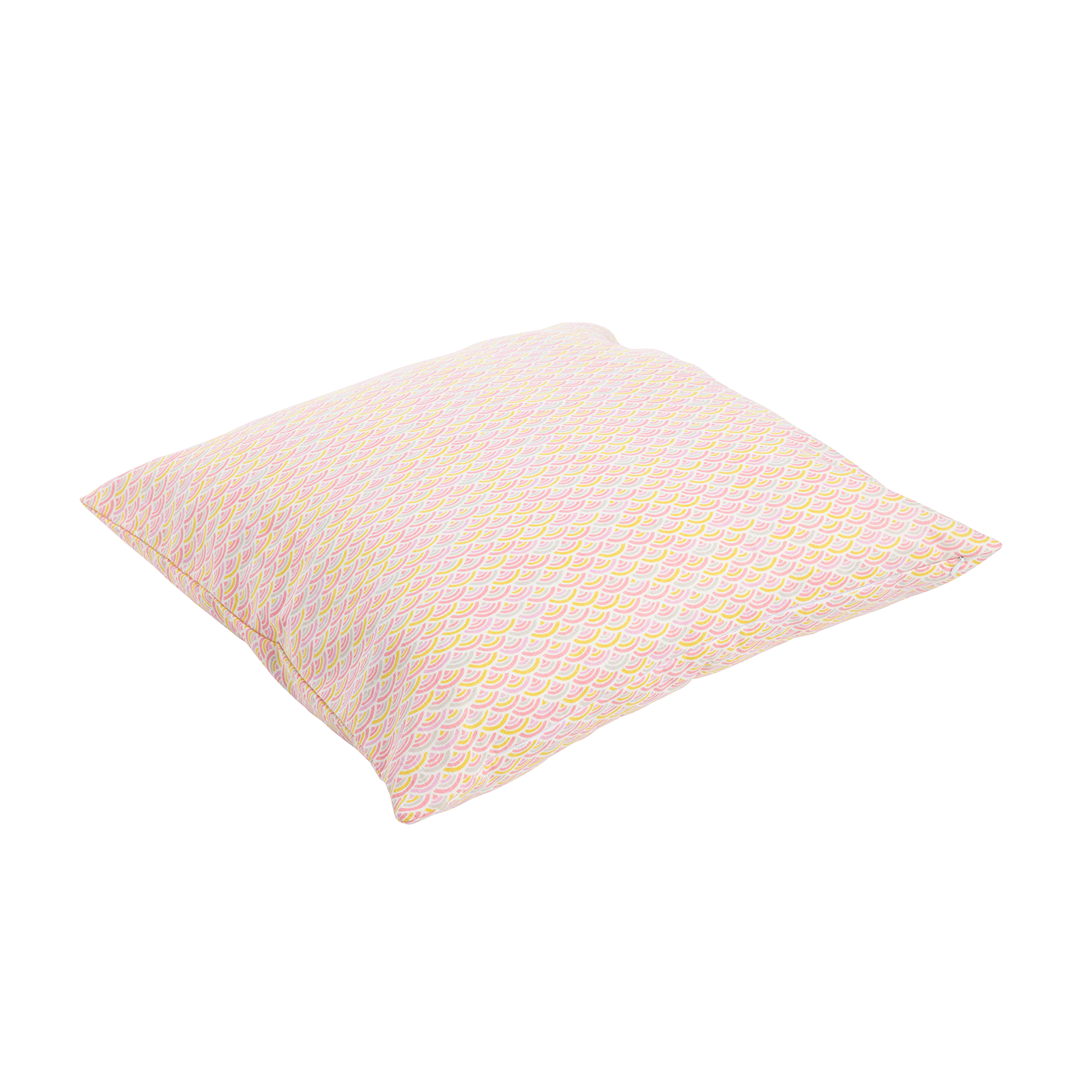J-Life Colorful Seika Ha Pink Zabuton Floor Pillow