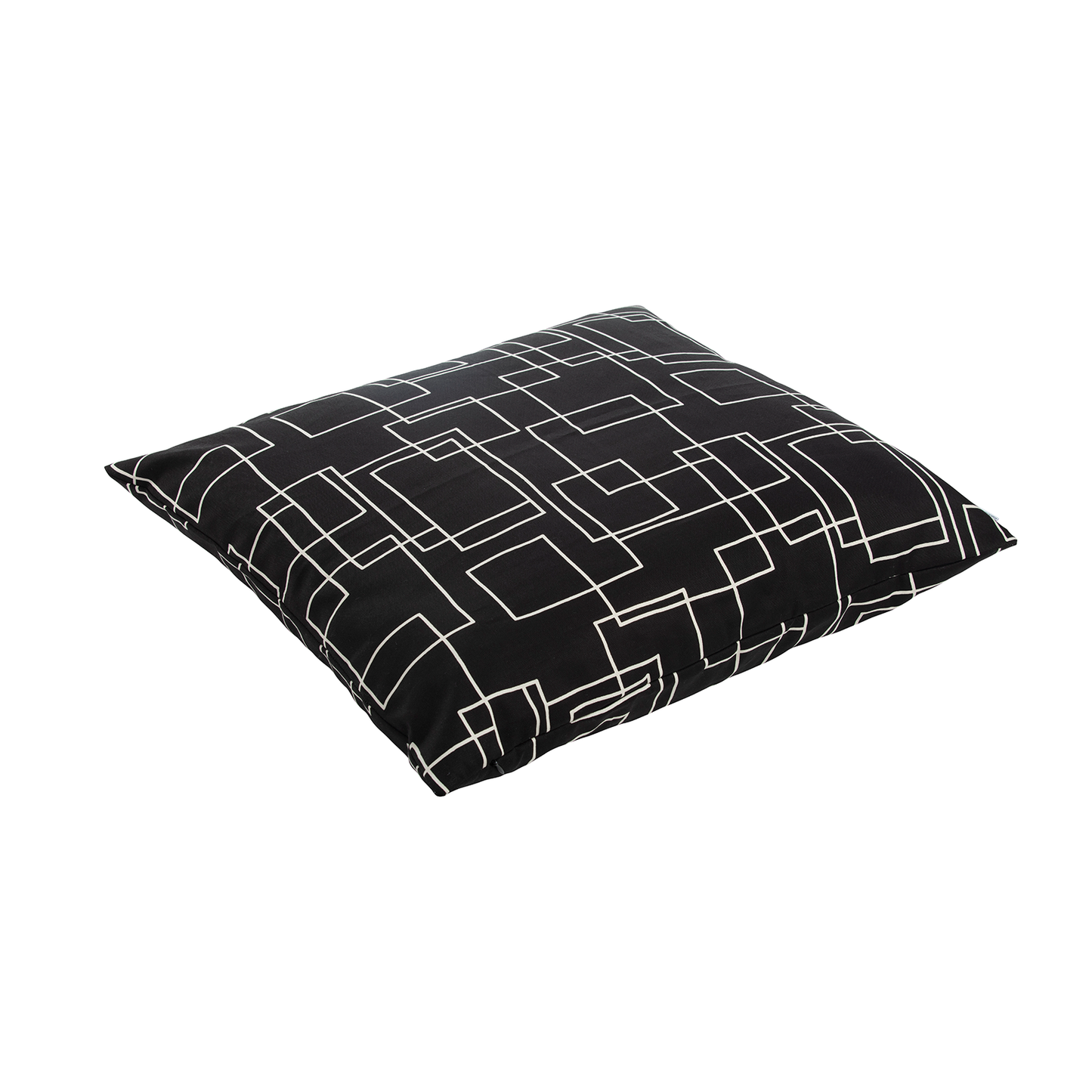 J-Life Shikaku Black Zabuton Floor Pillow