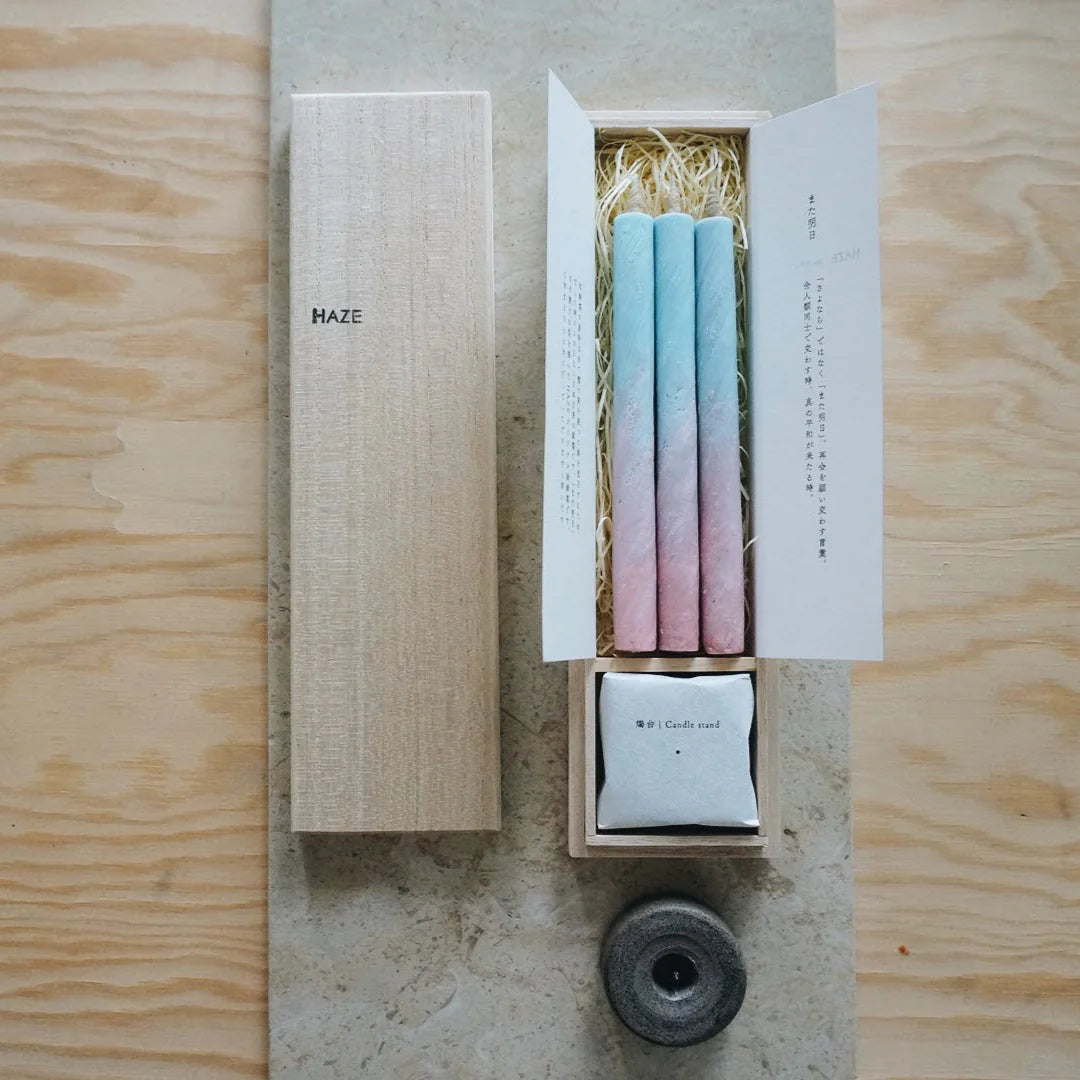 Traditional Japanese Candle Gift Set